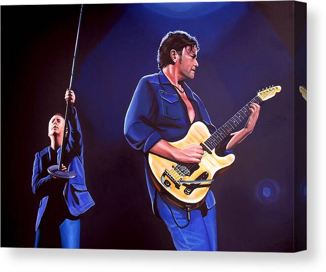 Simple Minds Canvas Print featuring the painting Simple Minds by Paul Meijering