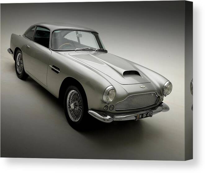 Car Canvas Print featuring the photograph 1958 Aston Martin DB4 by Gianfranco Weiss