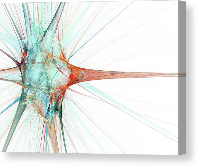 Nerve Cell Canvas Print featuring the photograph Nerve Cell by Laguna Design