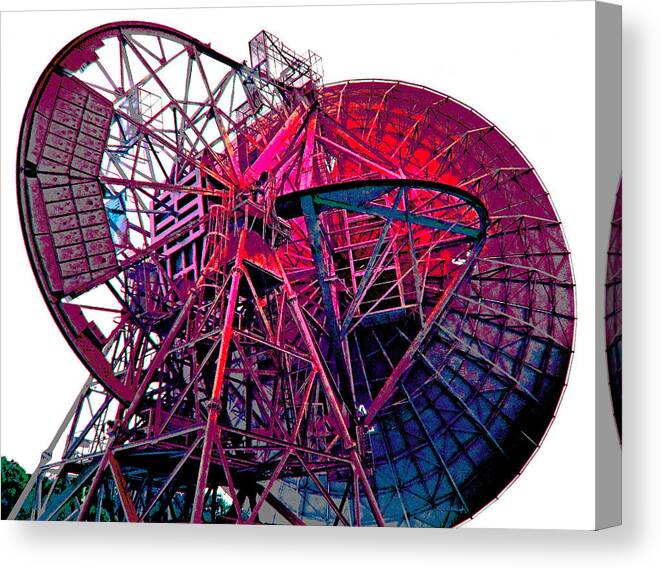 Duane Mccullough Canvas Print featuring the photograph 26 East Antenna Abstract 4 by Duane McCullough