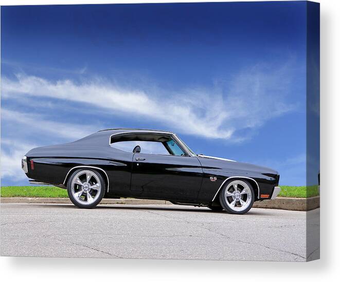 Chevrolet Canvas Print featuring the photograph 454 SS Chevelle by Christopher McKenzie