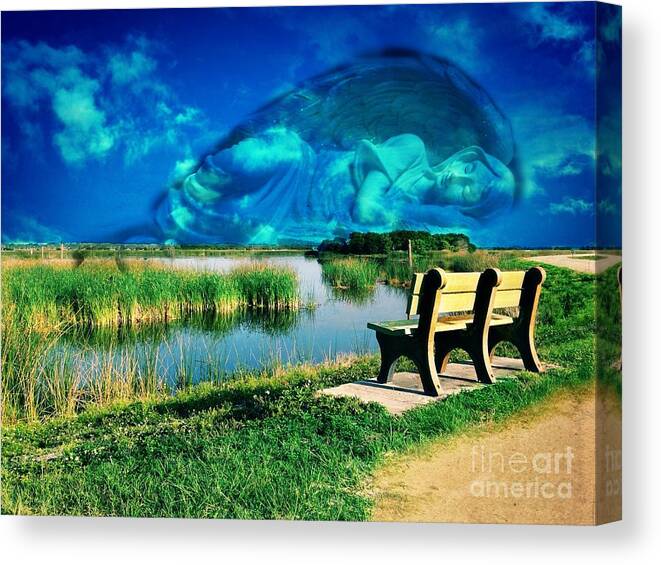 Angels Canvas Print featuring the photograph Believe in your dreams by Carlos Avila