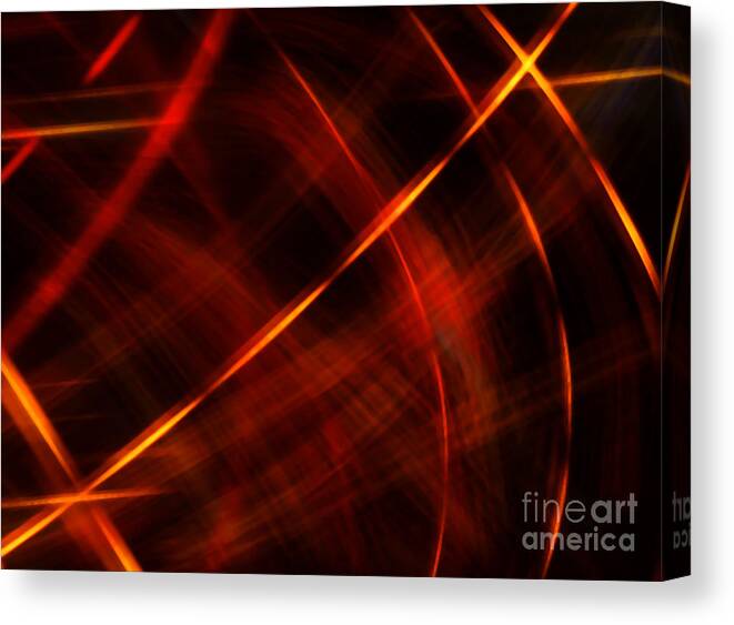 Digital Art Abstract Better Or Worst Canvas Print featuring the digital art Better Or Worst by Gayle Price Thomas
