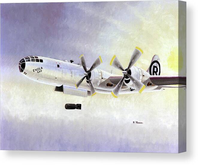 1940s Canvas Print featuring the photograph Boeing B-29 'enola Gay' by Us Air Force