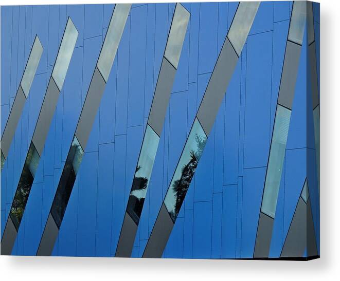 Brisbane Canvas Print featuring the photograph Brisbane Square Abstract 2 by Denise Clark