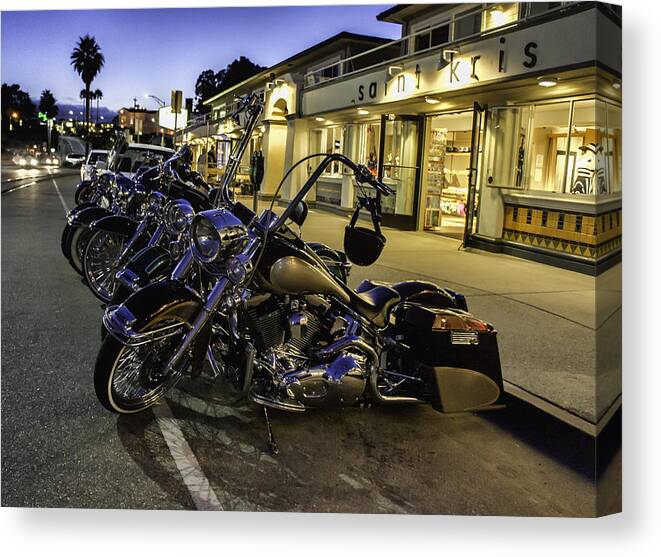 California Canvas Print featuring the photograph August Nights on Beach Street by Weir Here And There
