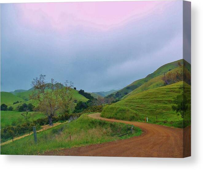 California Canvas Print featuring the photograph California Land of Glory by Jan Moore