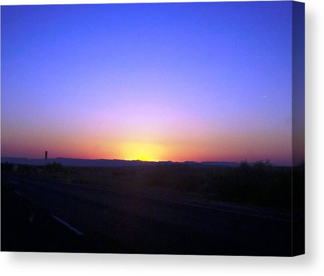 Chihuahua Canvas Print featuring the photograph Chihuahua Desert Sunset by The GYPSY