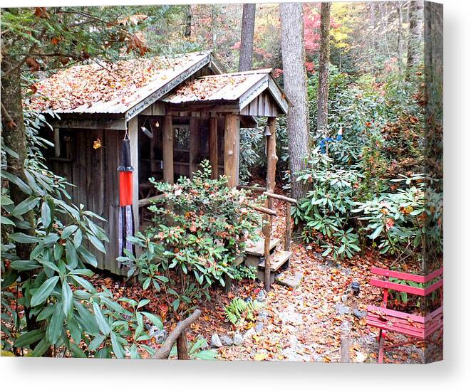 Duane Mccullough Canvas Print featuring the photograph Club House at the Seven Foxes by Duane McCullough