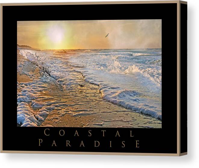 Shore Canvas Print featuring the photograph Coastal Paradise by Betsy Knapp