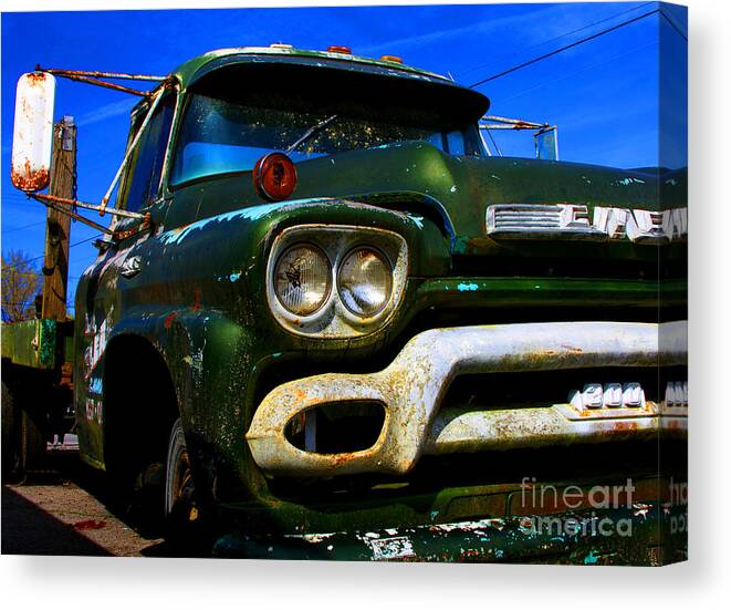 Truck Canvas Print featuring the photograph Colorful Truck by Jennifer Pinckney