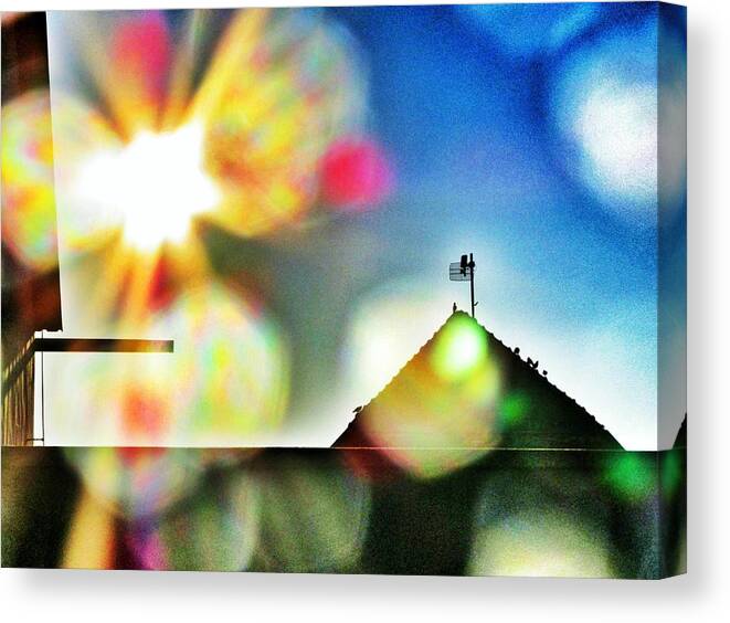 Dazzled By The Sun Canvas Print featuring the photograph Dazzled by the Sun by Marianna Mills