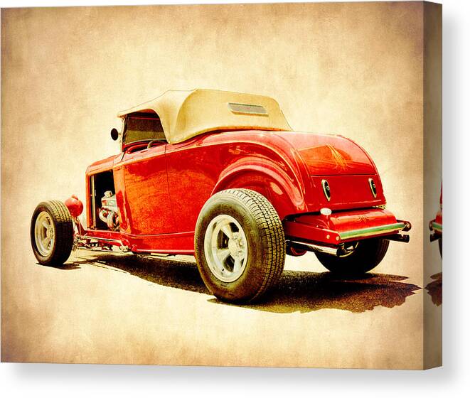 Ford Coupe Canvas Print featuring the photograph Deuce Roadster by Steve McKinzie