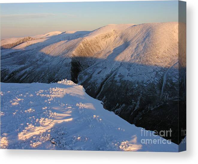 Cairngorms National Park Canvas Print featuring the photograph Early Winter in the Cairngorms by Phil Banks