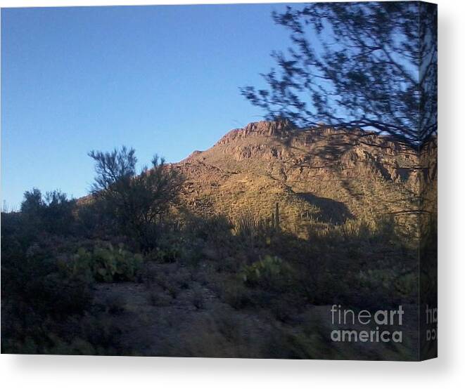 Mountain Canvas Print featuring the photograph Daunting by Valerie Shaffer