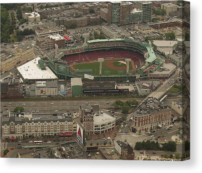 Fenway Park Canvas Print featuring the photograph Fenway by Joshua House