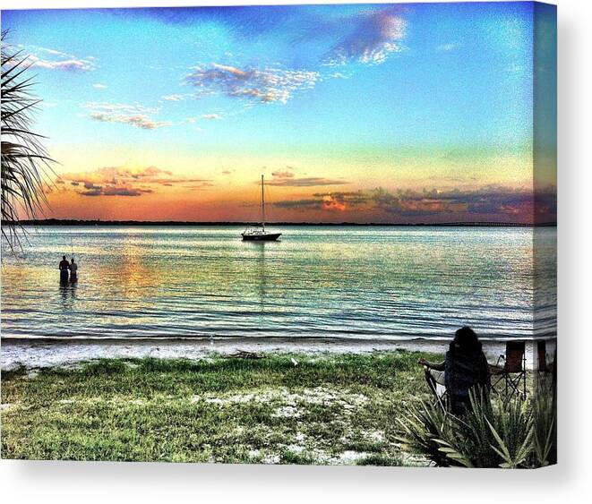 Beach Canvas Print featuring the photograph God's Country I by Carlos Avila