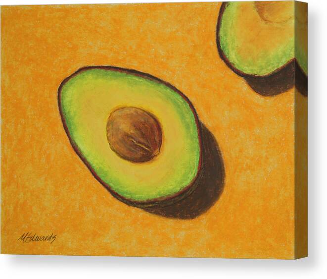 Guacamole Canvas Print featuring the painting Guacamole Time by Marna Edwards Flavell