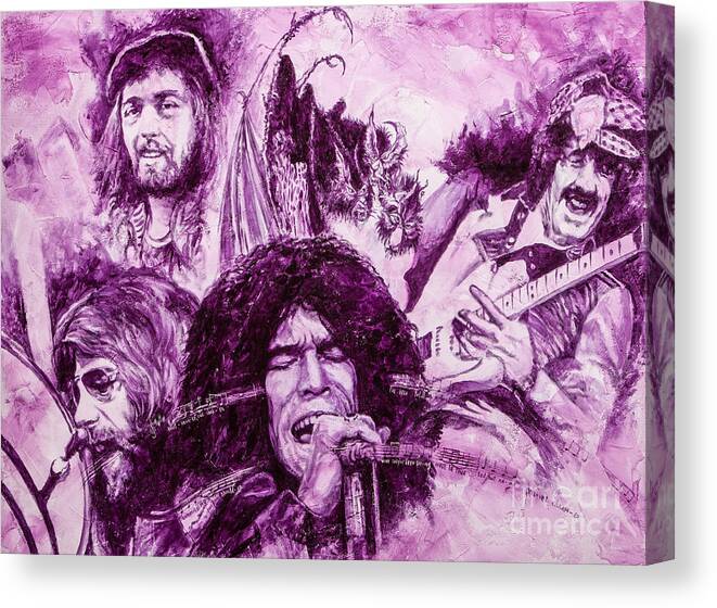 Nazareth Canvas Print featuring the painting Loud'n'Proud by Igor Postash