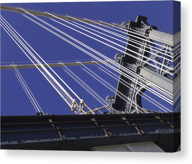 Brooklyn Canvas Print featuring the photograph Manhattan Angel 01 by Keith Thomson