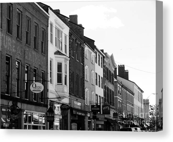 Market Canvas Print featuring the photograph Market Street by Kevin Fortier