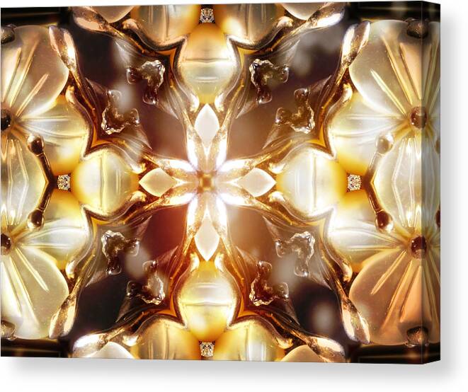 Pearl Canvas Print featuring the photograph Mother of Pearl by Shawna Rowe