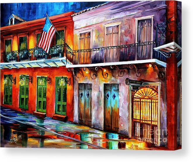 New Orleans Canvas Print featuring the painting New Orleans' Preservation Hall by Diane Millsap