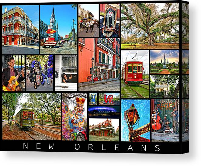 New Orleans Canvas Print featuring the photograph New Orleans by Steve Harrington