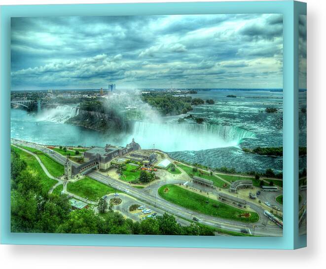 Niagara Falls Canvas Print featuring the photograph Niagara Falls Canada by Cindy Haggerty