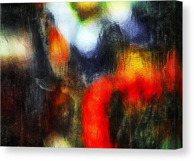 Abstract Canvas Print featuring the photograph Orange by Prakash Ghai
