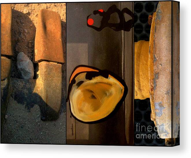 Abstract Canvas Print featuring the painting p HOTography 140 by Marlene Burns