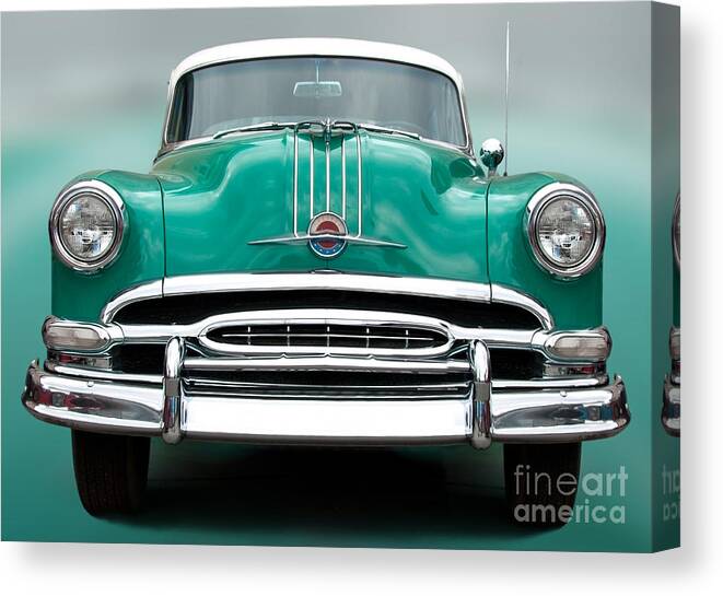  Canvas Print featuring the photograph Pontiac Chieftain 1954 by Evgeniy Lankin