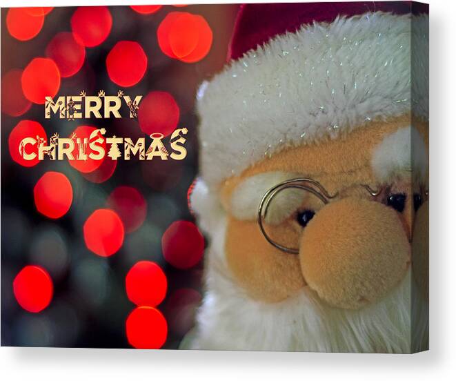 Santa Canvas Print featuring the photograph Santa by Spikey Mouse Photography