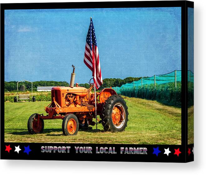 Poster Canvas Print featuring the photograph Support Your Local Farmer by Cathy Kovarik