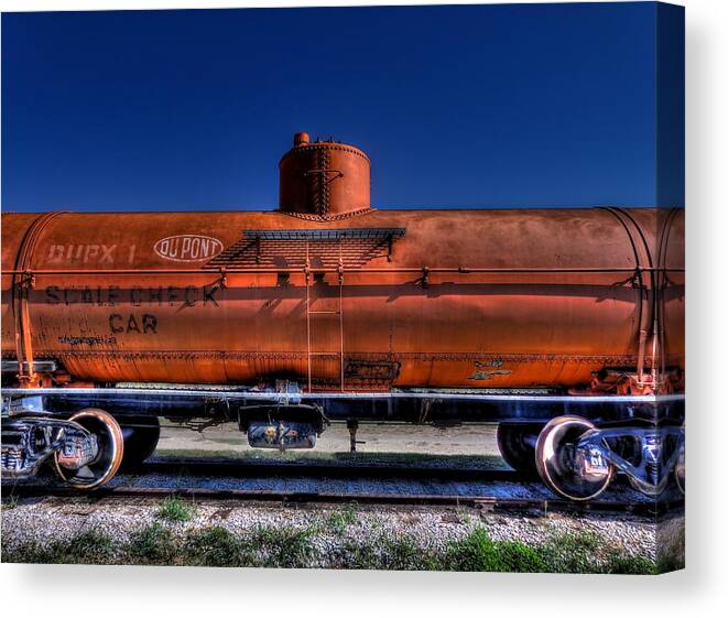 Tanker Canvas Print featuring the photograph Tanker 1 by Micah Goff