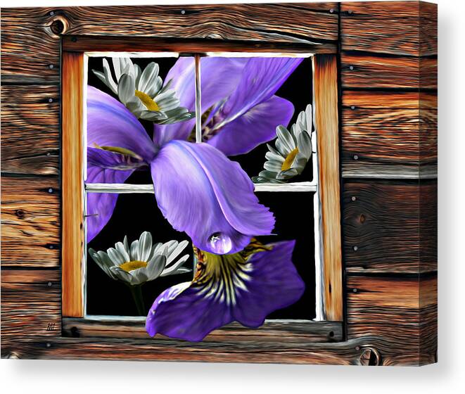 Tasting Spring Rain Canvas Print featuring the photograph Tasting Spring Rain by Barbara St Jean