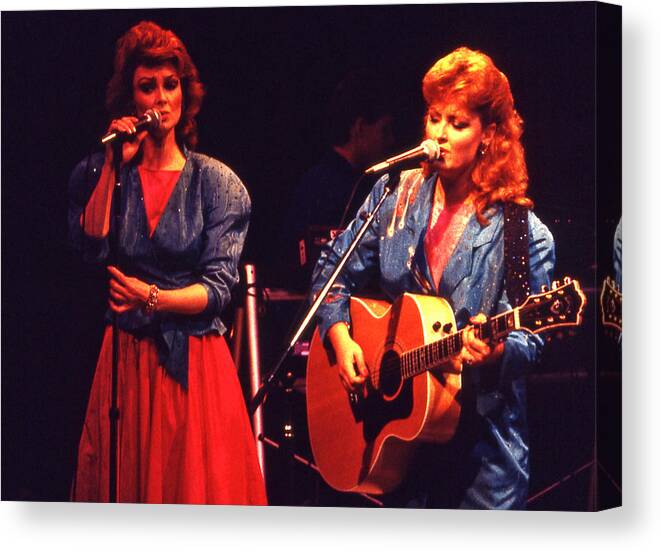Music Canvas Print featuring the photograph The Judds by Mike Martin