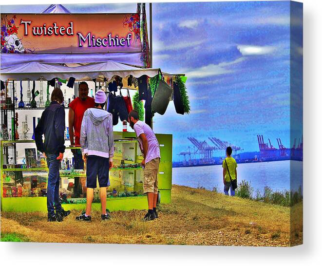 Hempfest Canvas Print featuring the photograph The New High Times by William Rockwell
