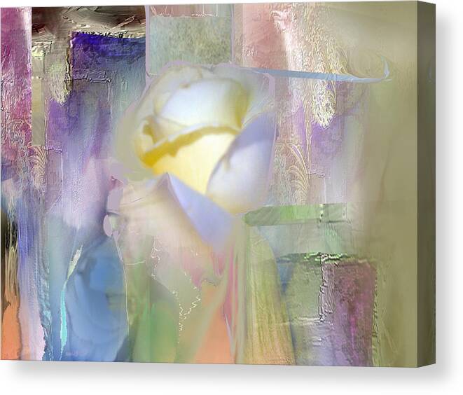 Digital Photography Canvas Print featuring the photograph Three in one by Davina Nicholas