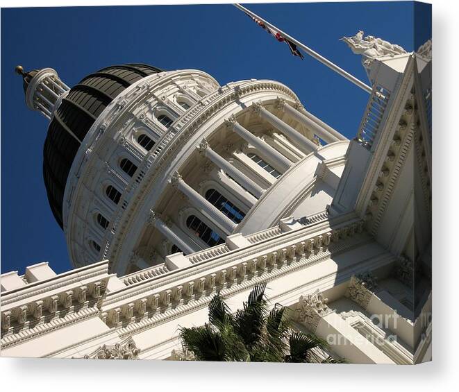 California Canvas Print featuring the photograph Tilted Dome by James B Toy