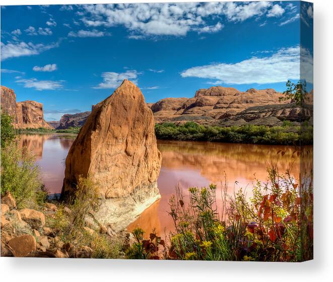 Scenics Canvas Print featuring the photograph Time by Merilee Phillips