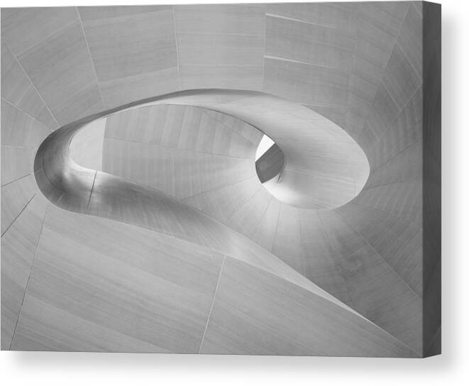 High Key Canvas Print featuring the photograph Twist Iv by Roland Shainidze