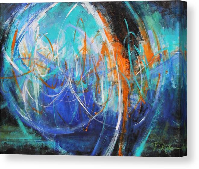 Verve Canvas Print featuring the painting Verve by Tracy Male