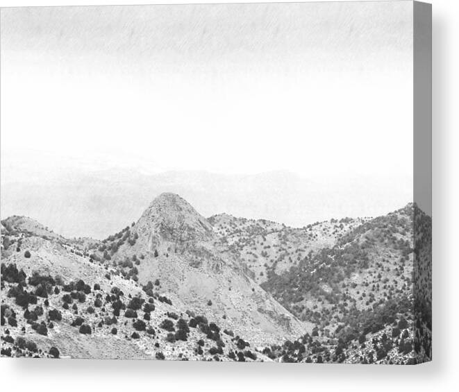 View From Virginia City Nevada Canvas Print featuring the photograph View From Virginia City Nevada by Frank Wilson