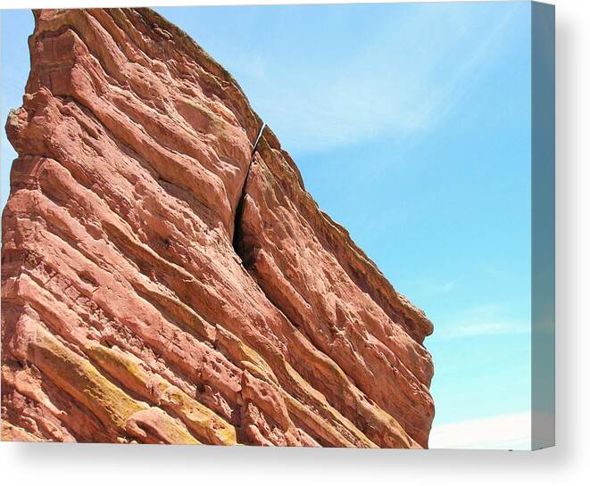 Nature Photography Canvas Print featuring the photograph Red Rocks #2 by Arlene Carmel