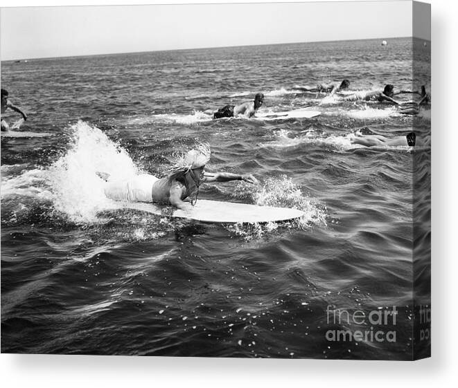 -beaches- Canvas Print featuring the photograph Silent Still: Beach #2 by Granger