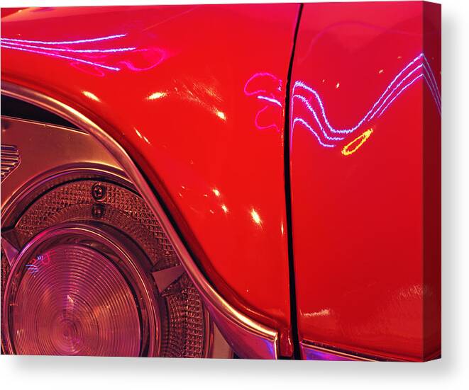 57 Lancer Canvas Print featuring the photograph 57 Lancer by Kris Rasmusson