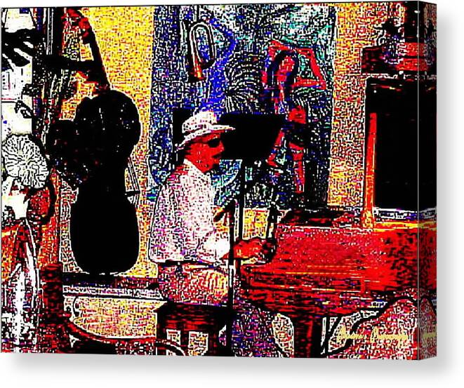 Music Canvas Print featuring the photograph Casanova by A L Sadie Reneau