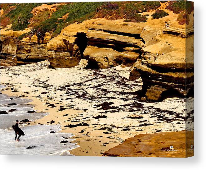 La Jolla Canvas Print featuring the photograph Days End by Russ Harris