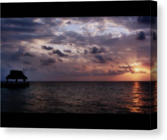 Cozumel Canvas Print featuring the photograph Exhale by Laurie Search